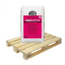 Ardex X 77 S Microtec® Fibre Reinforced Flexible Rapid Set Adhesive Grey S1 20kg Full pallet (50 bags Tail Lift)